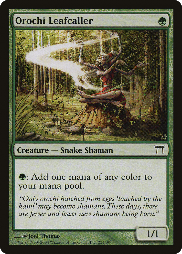Orochi Leafcaller [Champions of Kamigawa]-1