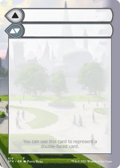 Helper Card (6/9) [Strixhaven: School of Mages Tokens]-1