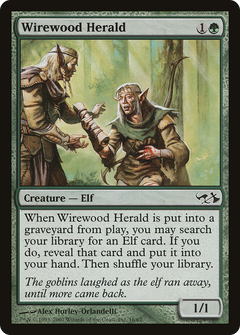 Wirewood Herald (EVG-016) - Duel Decks: Elves vs. Goblins-1