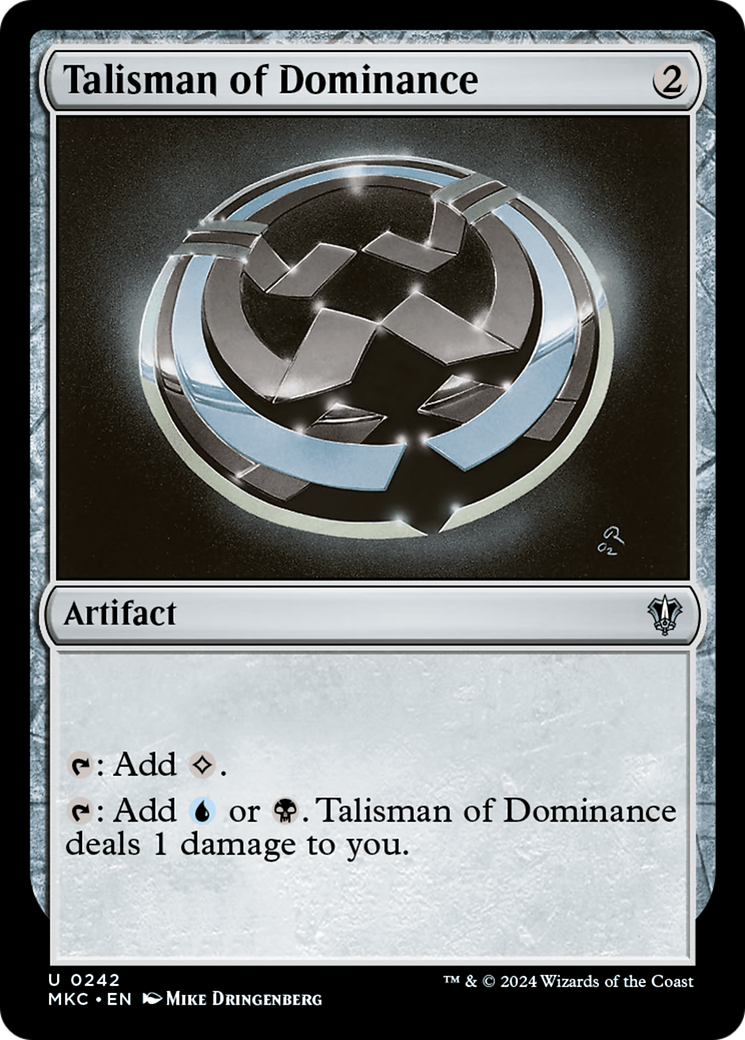 Talisman of Dominance [Murders at Karlov Manor Commander]-1