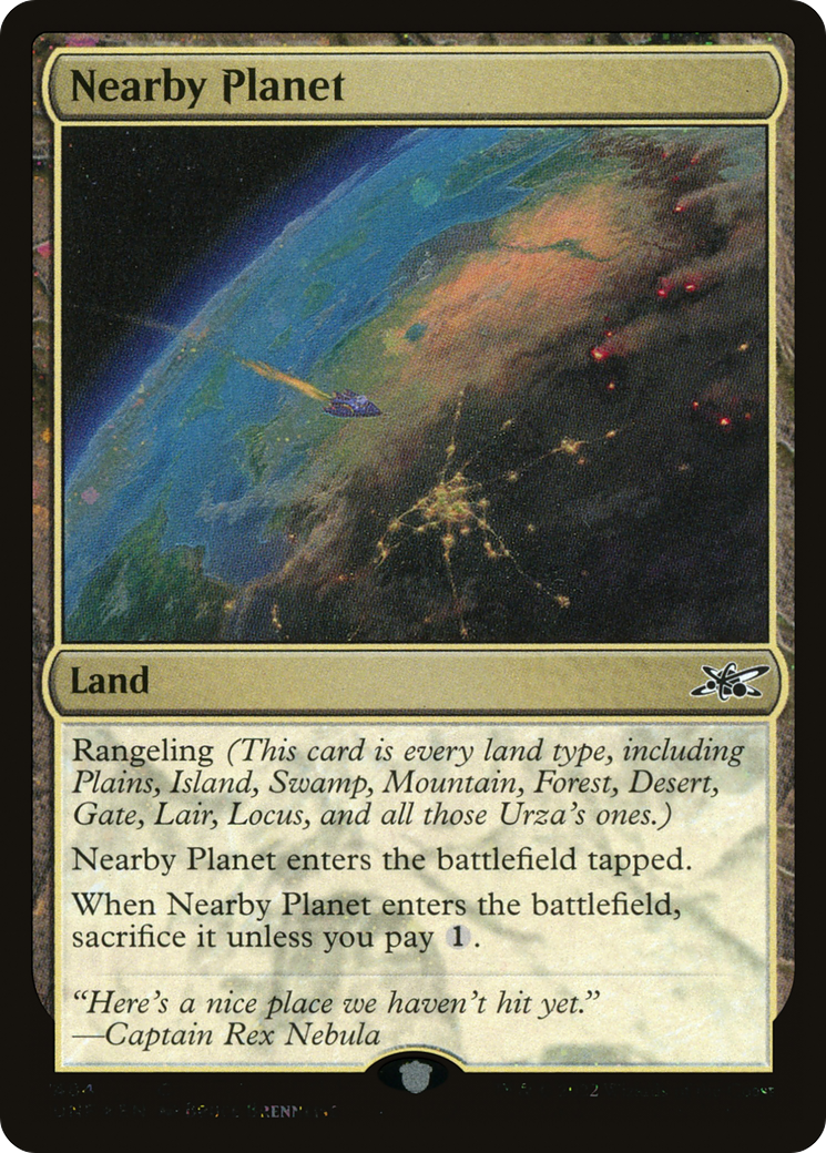 Nearby Planet (Galaxy Foil) [Unfinity]-1