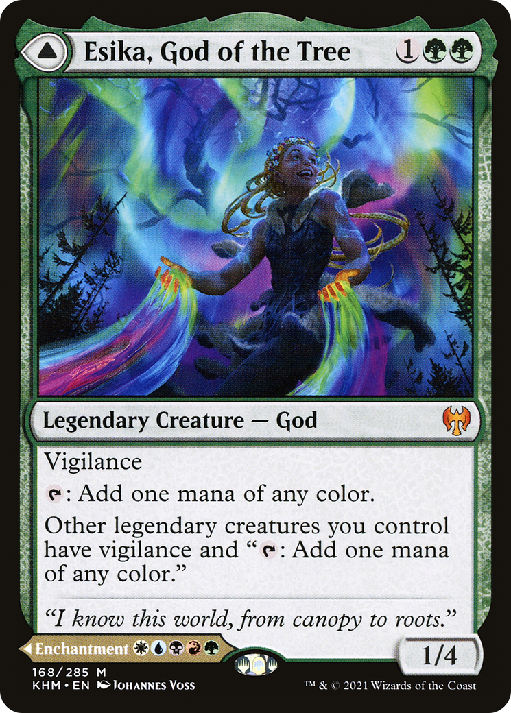 Esika, God of the Tree // The Prismatic Bridge [Kaldheim]-5