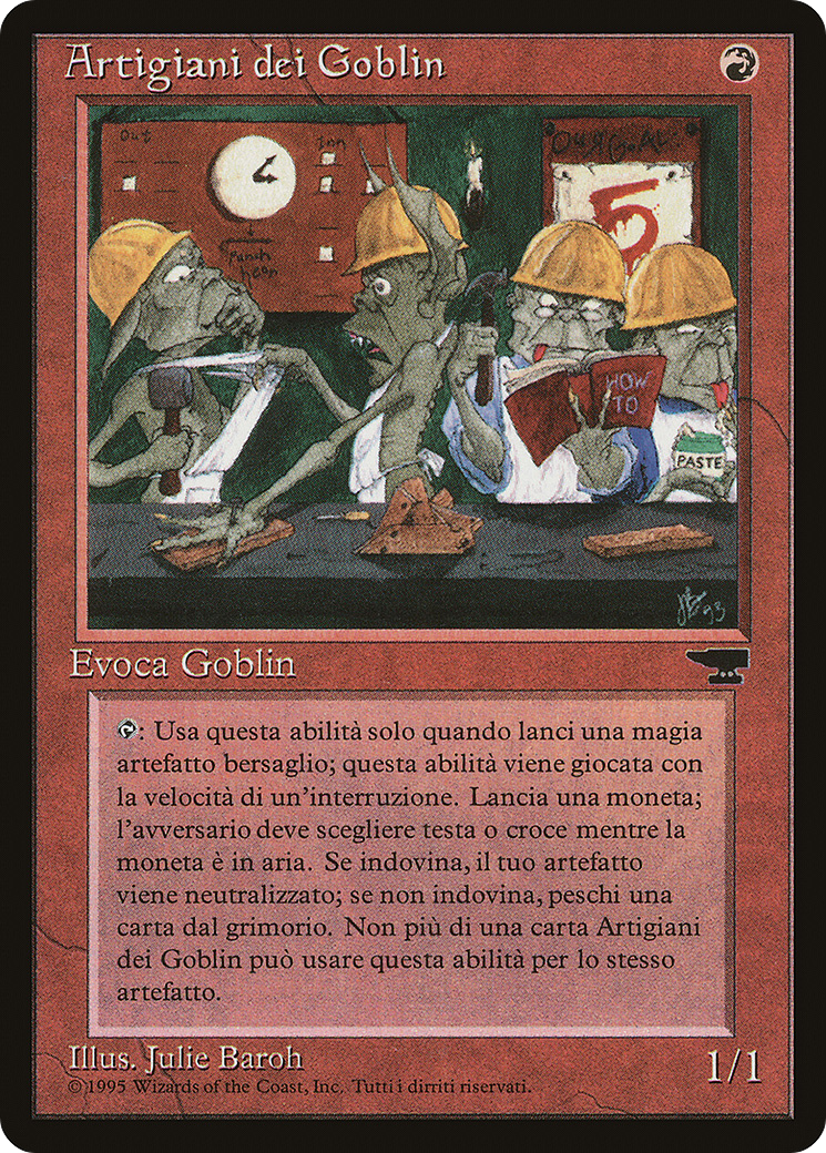 Goblin Artisans (Italian) - "Artigiani dei Goblin" (REN-) - Rinascimento-1