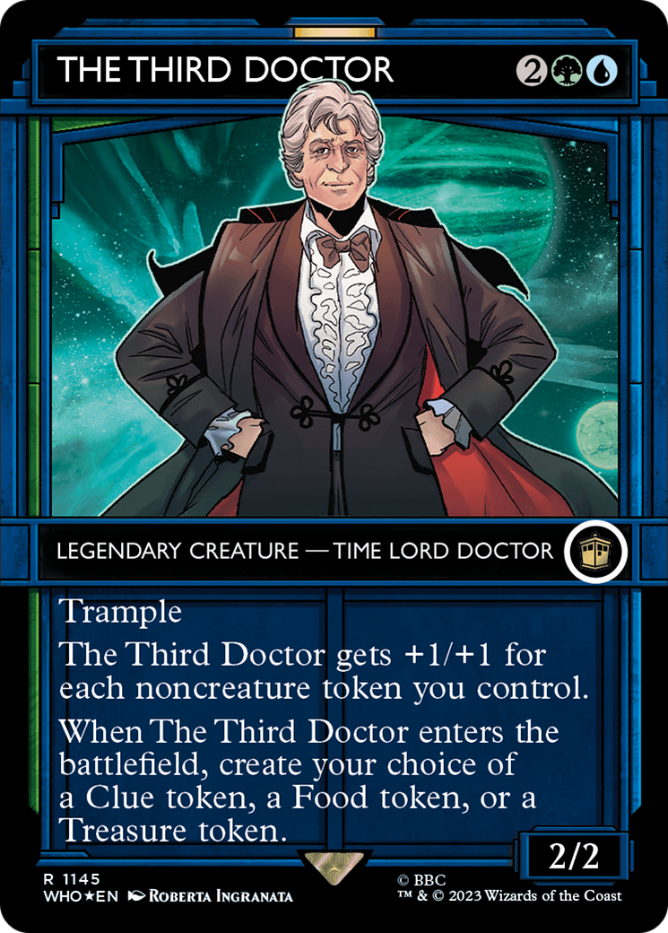 The Third Doctor (Showcase) (Surge Foil) [Doctor Who]-1