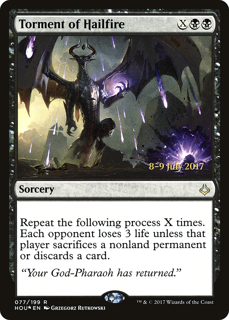 Torment of Hailfire [Hour of Devastation Prerelease Promos]-1