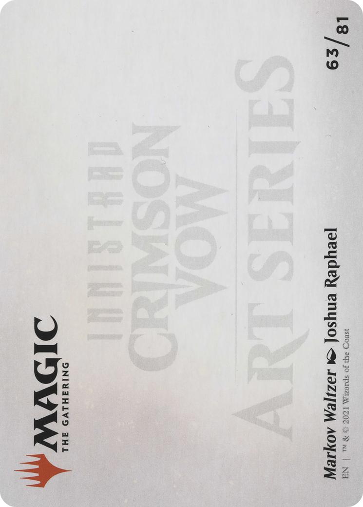 Markov Waltzer // Markov Waltzer (AVOW-063) - Crimson Vow Art Series (Borderless)-2