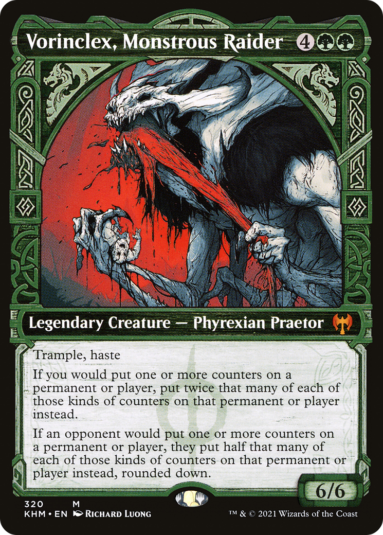 Vorinclex, Monstrous Raider (Showcase) (KHM-320) - Kaldheim: (Showcase)-1