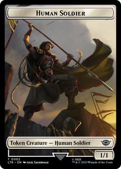 Human Soldier (TLTR-002) - Tales of Middle-earth Tokens Foil-1