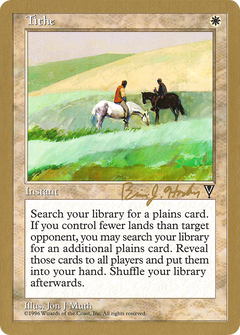 Tithe - 1998 Brian Hacker (VIS) (WCD-) - World Championship Decks 1998-1