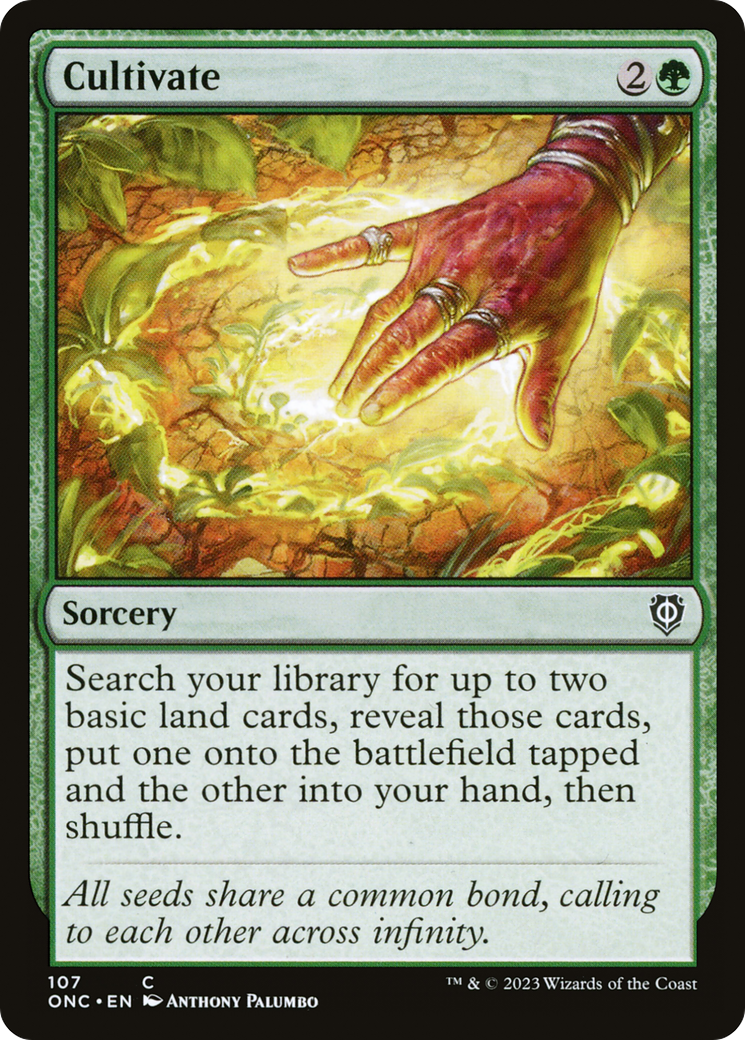 Cultivate [Phyrexia: All Will Be One Commander]-1