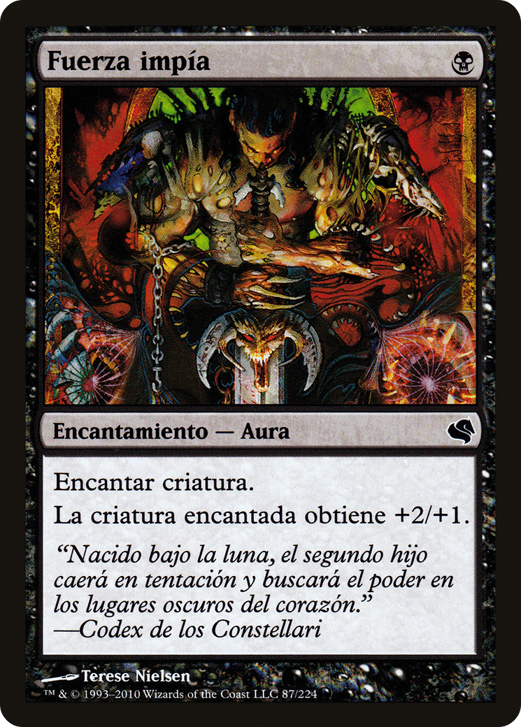 Unholy Strength (Spanish) - "Fuerza impia" (PS11-087) - Salvat 2011-1