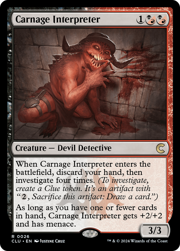 Carnage Interpreter [Ravnica: Clue Edition]-1
