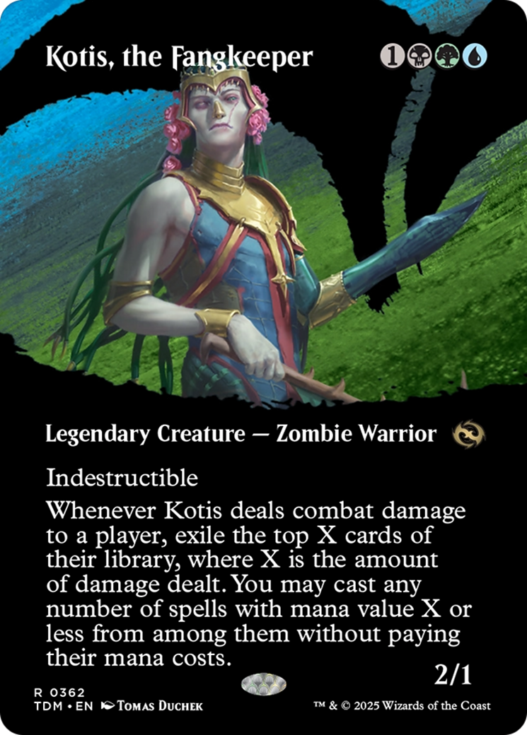 Kotis, the Fangkeeper (Borderless) [Tarkir: Dragonstorm]-1