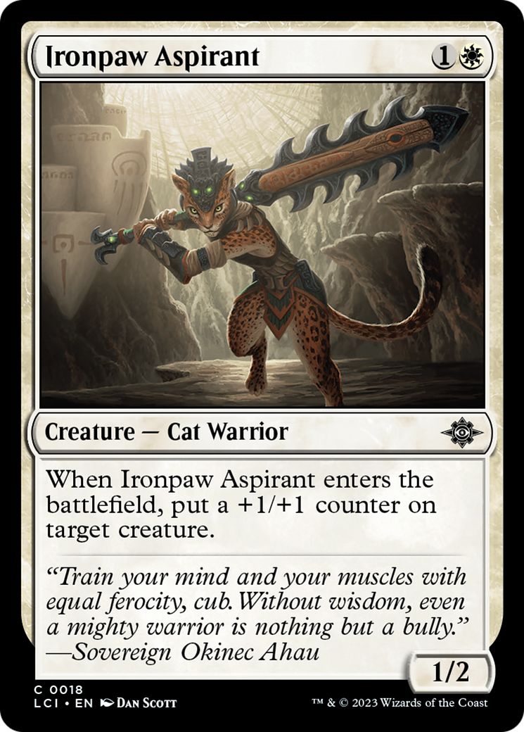 Ironpaw Aspirant [The Lost Caverns of Ixalan]-1