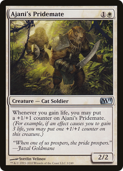 Ajani's Pridemate [Magic 2011]-1