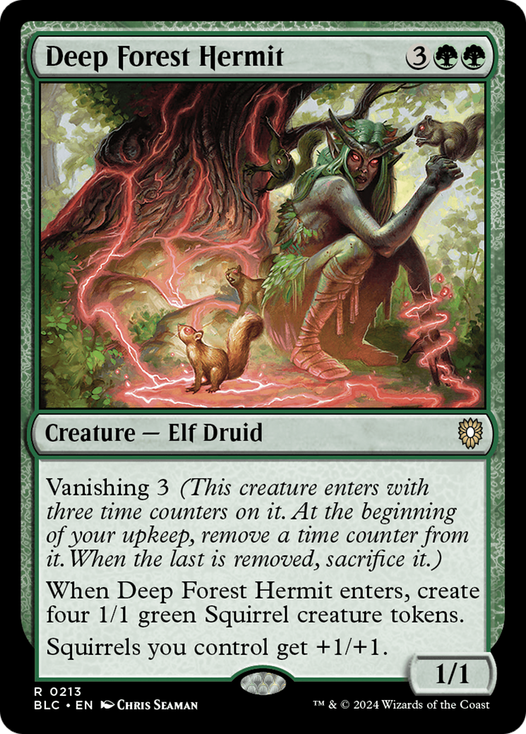 Deep Forest Hermit [Bloomburrow Commander]-1