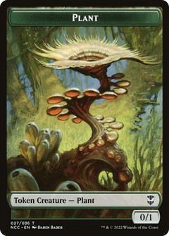 Plant (TNCC-027) - New Capenna Commander Tokens Foil-1