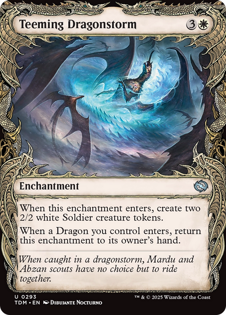 Teeming Dragonstorm (Showcase) [Tarkir: Dragonstorm]-1