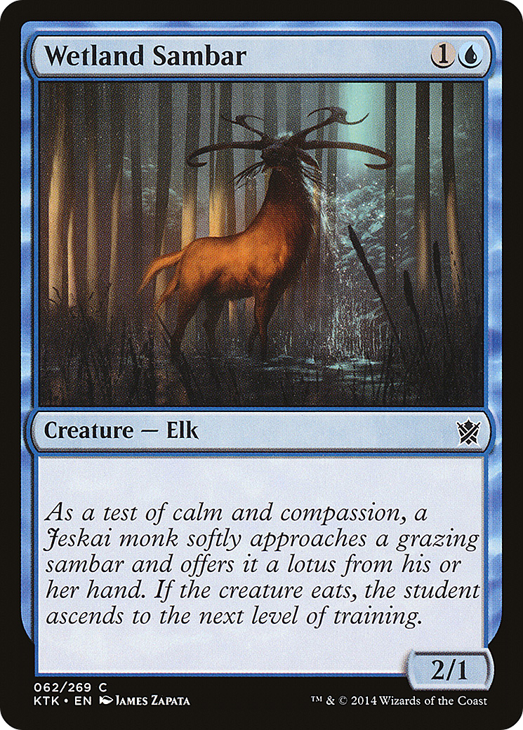 Wetland Sambar (KTK-062) - Khans of Tarkir-1