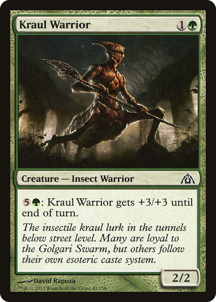 Kraul Warrior [Dragon's Maze]-1