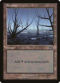 Swamp (341) [Urza's Saga]-1