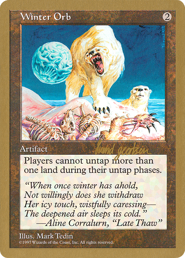 Winter Orb - 1997 Svend Geertsen (5ED) (WCD-) - World Championship Decks 1997-1