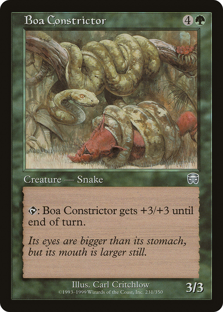 Boa Constrictor [Mercadian Masques]-1