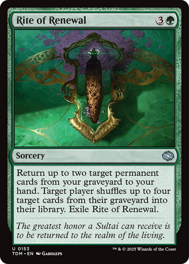 Rite of Renewal [Tarkir: Dragonstorm]-1