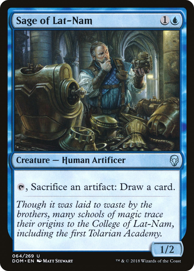 Sage of Lat-Nam [Dominaria]-1