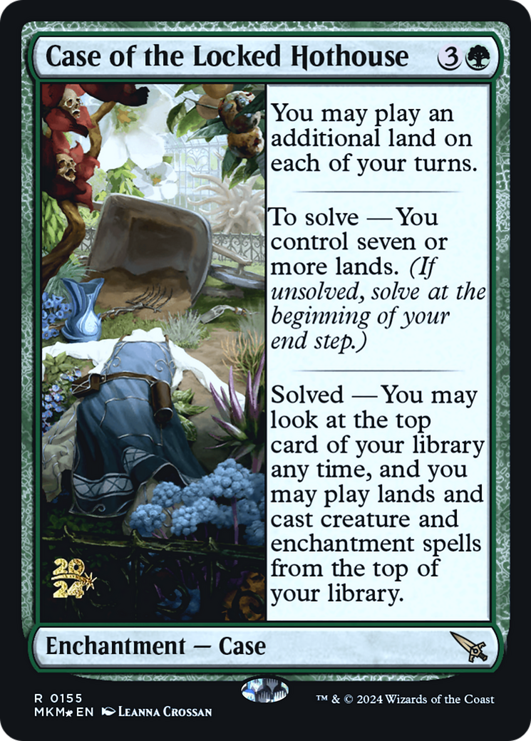 Case of the Locked Hothouse [Murders at Karlov Manor Prerelease Promos]-1