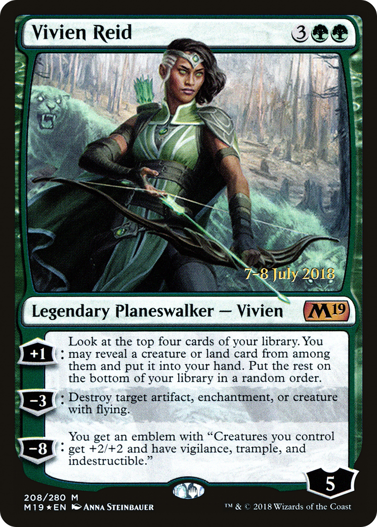 Vivien Reid (PRE-208) - Core Set 2019 Promos Foil-1