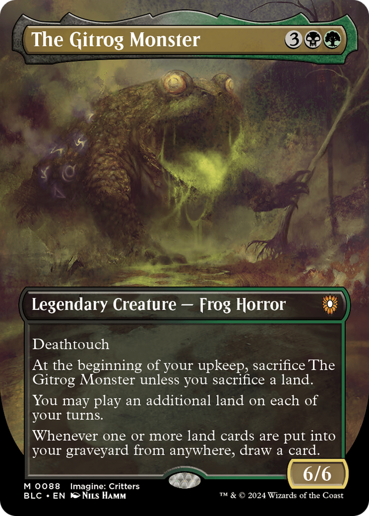 The Gitrog Monster (Borderless) [Bloomburrow Commander]-1
