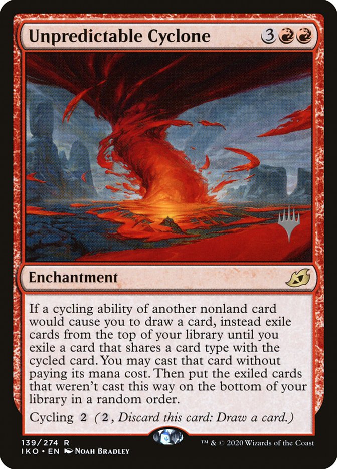 Unpredictable Cyclone (Promo Pack) [Ikoria: Lair of Behemoths Promos]-1