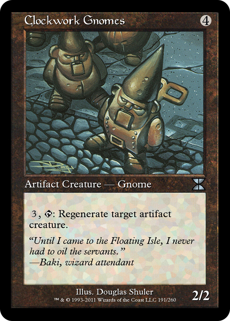 Clockwork Gnomes (ME4-191) - Masters Edition IV Foil-1