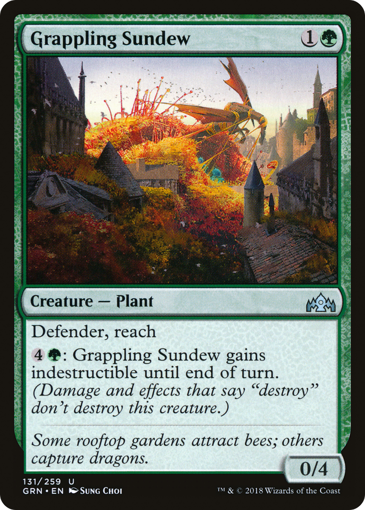 Grappling Sundew [Guilds of Ravnica]-1