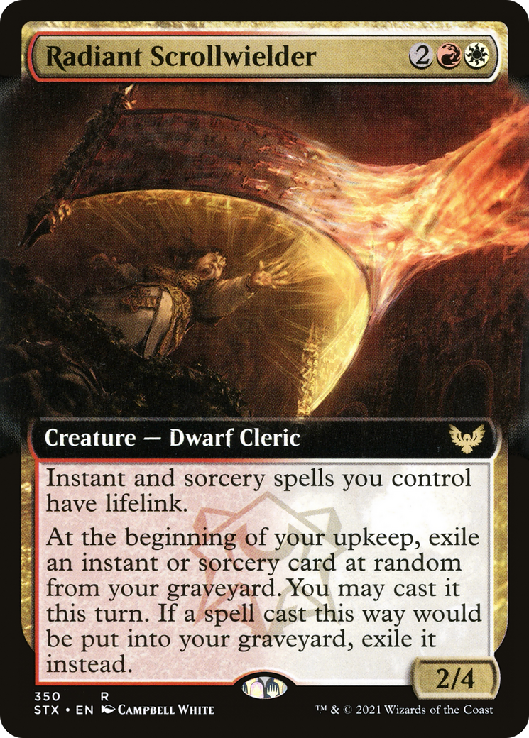 Radiant Scrollwielder (Extended Art) [Strixhaven: School of Mages]-1