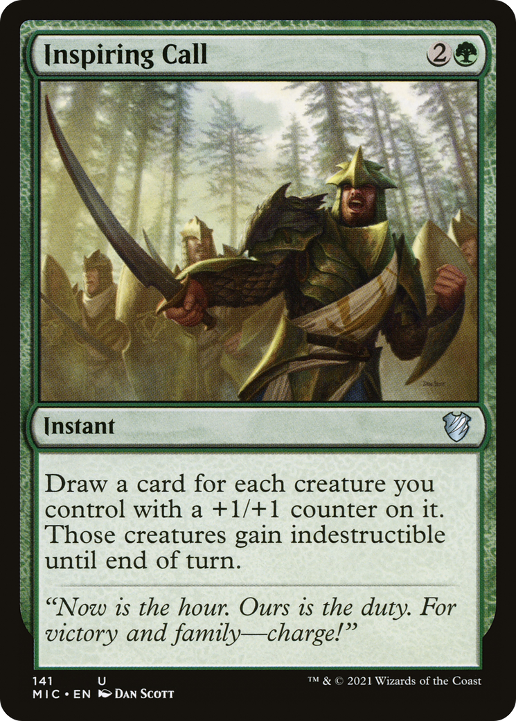 Inspiring Call [Innistrad: Midnight Hunt Commander]-1