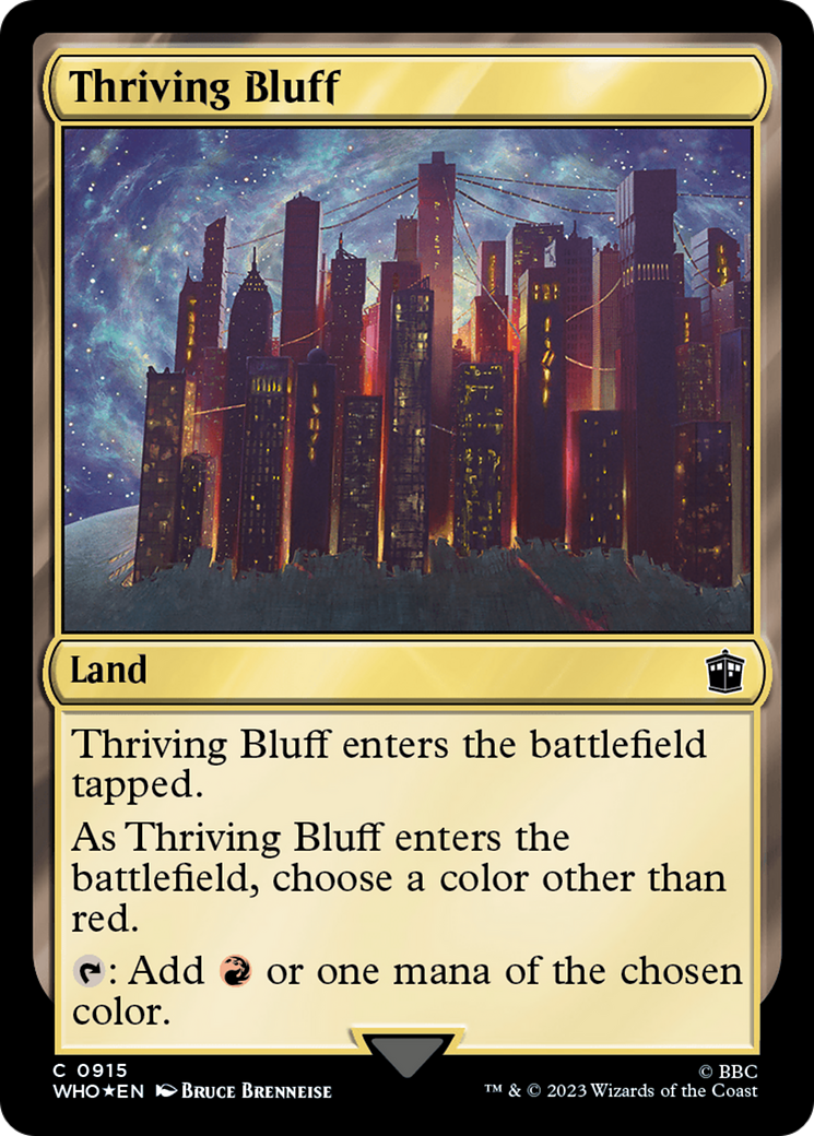 Thriving Bluff (Surge Foil) [Doctor Who]-1