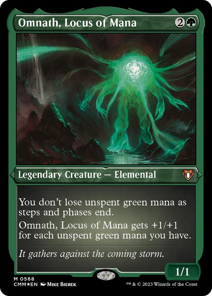 Omnath, Locus of Mana (Foil Etched) [Commander Masters]-1