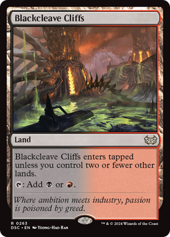 Blackcleave Cliffs [Duskmourn: House of Horror Commander]-1