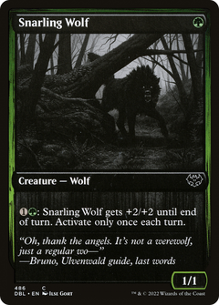 Snarling Wolf (486) [Innistrad: Double Feature]-1