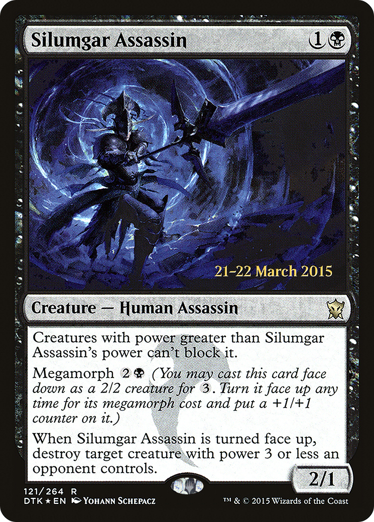 Silumgar Assassin [Dragons of Tarkir Prerelease Promos]-1