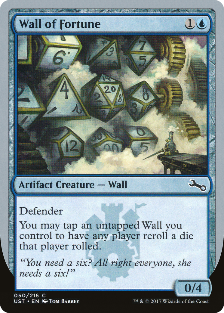 Wall of Fortune (UST-050) - Unstable Foil-1