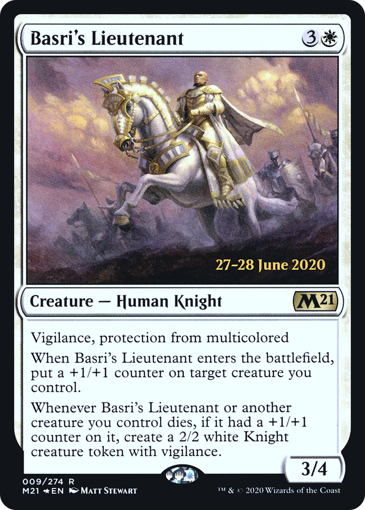 Basri's Lieutenant [Core Set 2021 Prerelease Promos]-1
