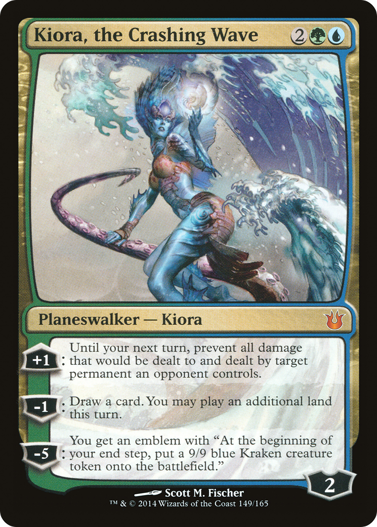 Kiora, the Crashing Wave [Born of the Gods]-1