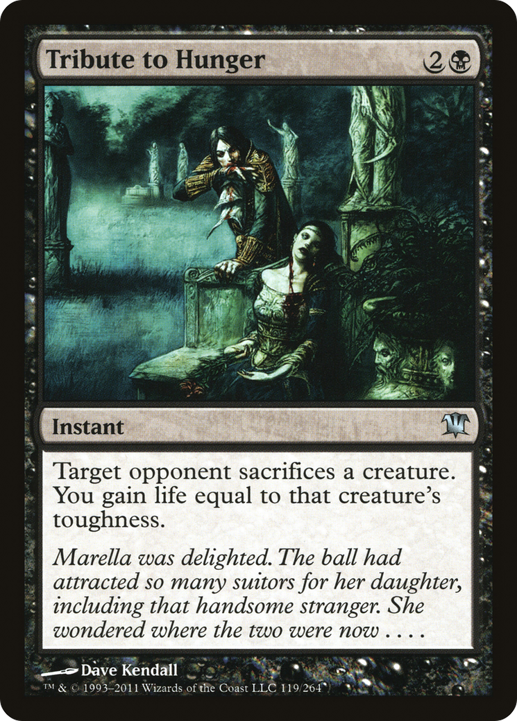 Tribute to Hunger (ISD-119) - Innistrad Foil-1