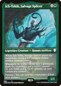 Ich-Tekik, Salvage Splicer (Etched) [Commander Legends]-1