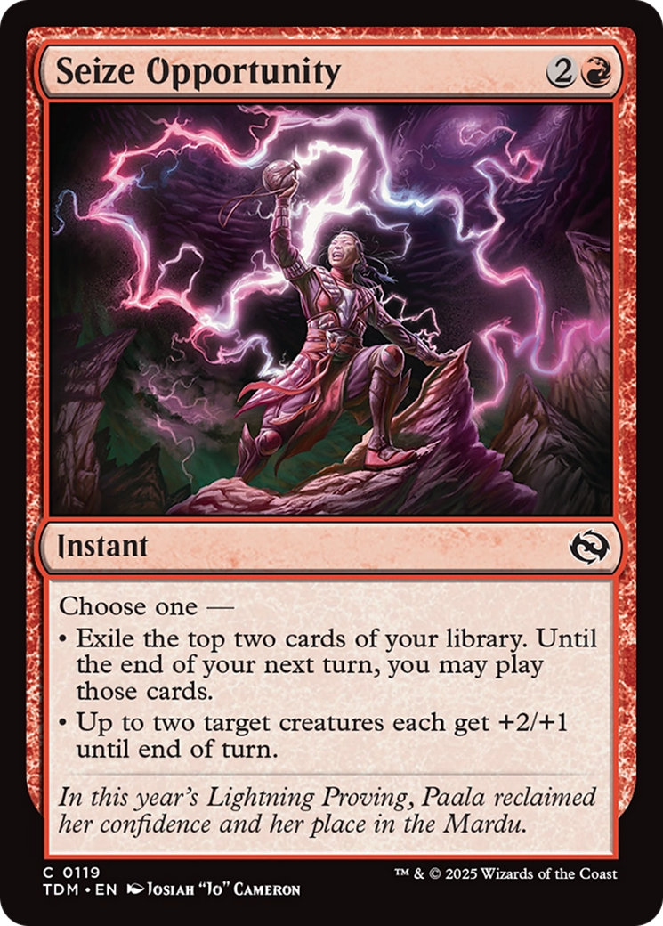 Seize Opportunity [Tarkir: Dragonstorm]-1