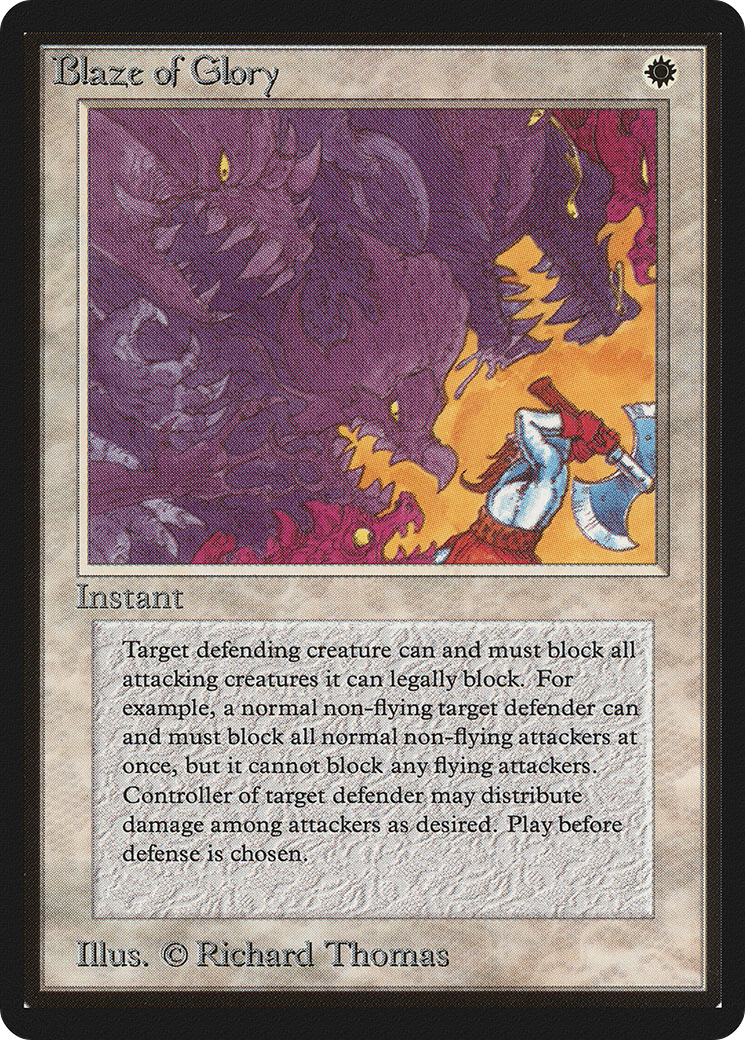 Blaze of Glory (LEB-) - Limited Edition Beta-1