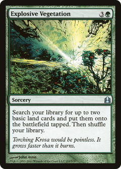 Explosive Vegetation [Commander 2011]-1